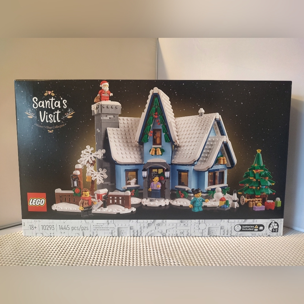 Lego 10293 Santa's Visit Winter Village Collection NWT Building Toy Set Christma